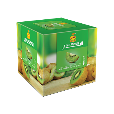 Al Fakher / Kiwi（サッパリした甘さの緑色のキウイ、煙の質に難がある